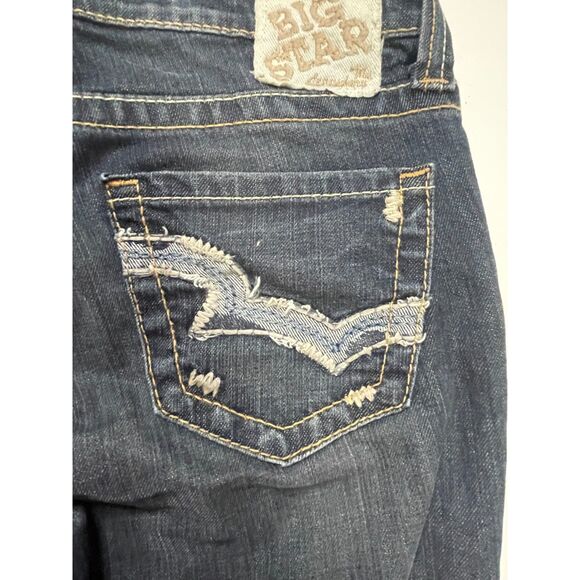 Big Star Maddie Mid Rise Bootcut Jeans Dark Wash Women’s 27R Fits 6–7 - Picture 3 of 16